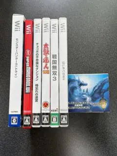 Wii ソフト　まとめ売り　モンハン3先着特典フィギュア付き