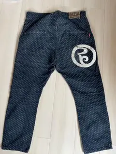 ロリクレ　デニムサルエルパンツ　L