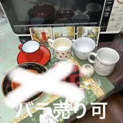 昭和レトロホーローマグカップ等4点と爪楊枝入れ箸置きコースター等9点セット
