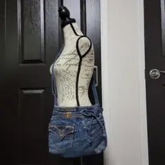 新品　デニムショルダーバッグ
