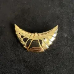 TA ゴールドカラーブローチ　角？　月？　ヴィンテージ