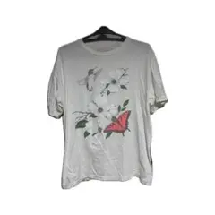 90s 00s アーカイブ　アートシャツ　フラワーアートTシャツ　アニマルT