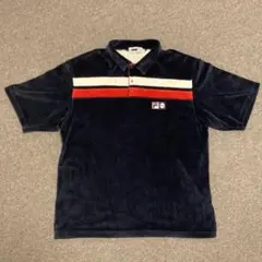 FILA フィラ　ネイビー ポロシャツ M