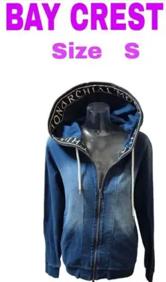 BAY CREST デニムパーカー 　Size S 　ストレッチ生地