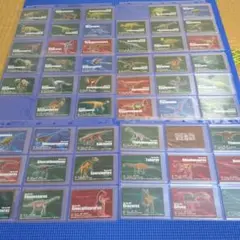 恐竜トレーディングカード トレカ 89枚セット チョコ図鑑 ジュラシックワールド