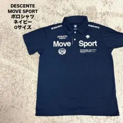 【大きいサイズ】デサント MOVE SPORT ポロシャツ 半袖 ネイビー O