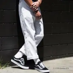Dickies874 白　30×30 ホワイト