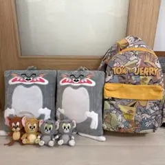 トムとジェリー　ぬいぐるみ　リュック　グッズ　コレクション　キャラクター