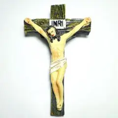 イエスキリスト　エルサレム　ゴルゴダの丘　十字架　ロザリオ　冷蔵庫マグネット