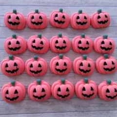 ハロウィン　パンプキン　カボション　20個