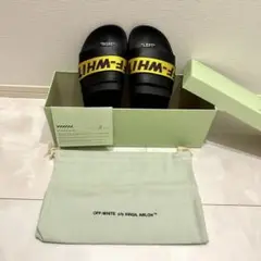 即購入⭕️OFF-WHITE オフホワイト スライドサンダル