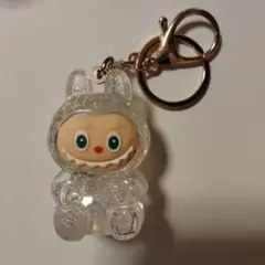ラブブ　キーホルダー　白