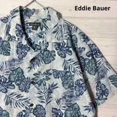 Eddie Bauer アロハシャツ ハワイアン 竹素材使用 エディーバウアー