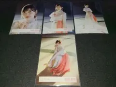 松田里奈 櫻坂46 五月雨よMVパフォーマンス衣装 生写真 4種