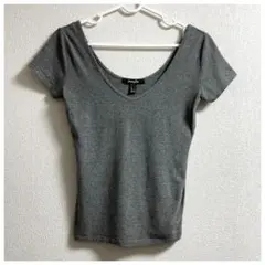 ジェニファー レディース トップス Tシャツ 半袖 グレー