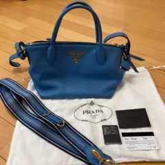 【ぐでた様専用】PRADA プラダ ヴィッテロダイノレザー ハンドバック