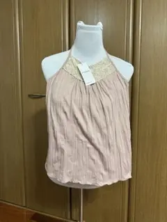新品タグ　アクシーズファム　ホルダーネック　キャミソール　axes femme