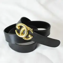 高級 GUCCI グッチ GG ロゴ マーモット 金具 レザー 男女兼用