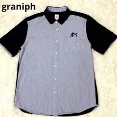 DesignTshirtsStore graniph グラニフ半袖刺繍メンズＬ