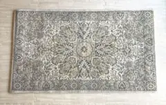玄関マット　ラグ　グレー　70×120 オリエンタル
