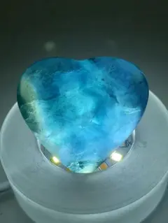 3つセット❣️ブルーフローライト✨　ミニハート