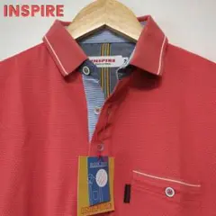 新品タグ付未使用 INSPIRE 半袖ポロシャツ 吸収速乾 軽量 Mサイズ