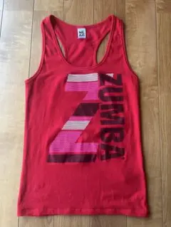 ZUMBA正規品　赤 タンクトップ Mサイズ