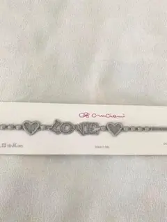 新品!★クルチアーニ ブレスレット LOVE シルバーグレー 70158★