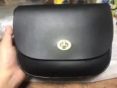 Mimi グレインベジタブルタンニンレザー ショルダーバッグ