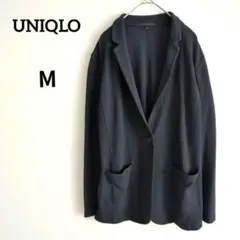ユニクロ UNIQLO ジャケット ソフトジャージーロングジャケット M