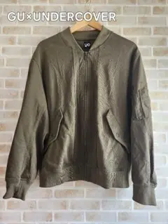 GU×UNDERCOVER　リブブルゾン　オリーブ　M