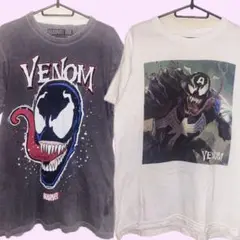 ヴェノム　Tシャツ 映画　marvel 2着セット売り