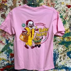 アバンギャルド ドナルド Tシャツ 半袖 メンズ 新品 個性的 ピンク