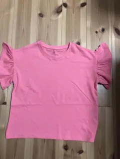 H&M キッズ Tシャツ 110/116サイズ今期購入・タグなし未使用・ピンク