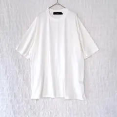 2458 マイスター　ビッグTシャツ　オーバーサイズ　半袖　綿100% 無地　M