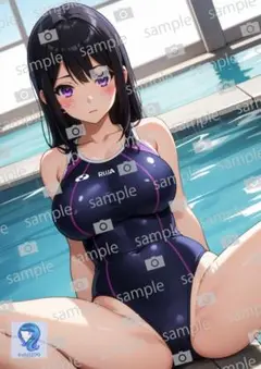 【まとめ買い割引対象】0185　アートポスター　A4サイズ　美女