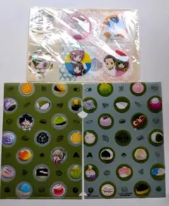 であいもん　ヤングエース付録　豆皿＆コースター　クリアファイル２枚
