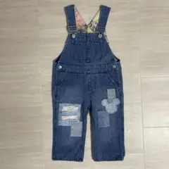 BREEZE ミッキー デニムオーバーオール