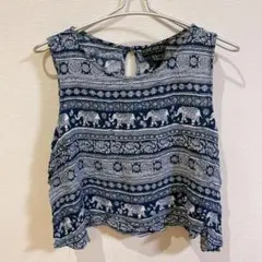 FOREVER 21 エスニック柄タンクトップ 2X
