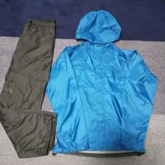 ノースフェイス レインテックスエアロ メンズLセット