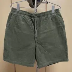 【美品】as colour コーデュロイ ショートパンツ オリーブグリーン