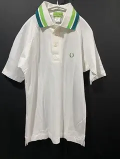 未使用 70s 80s FRED PERRY ヴィンテージ ポロシャツ 白 S