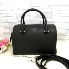 正規品♡ 美品♡ ケイトスペード 2wayボストンバッグ ブラック 413