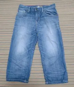 デニム　ハーフパンツ　クロップドパンツ　ジーンズ　１５０