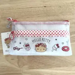 【新品未使用】サンリオ 日焼け　キティ　クリアポーチ しまむら