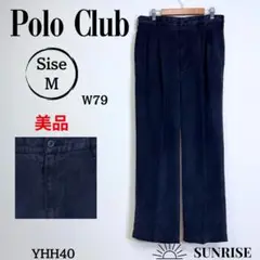 ★美品★ Polo Club ポロクラブ カジュアルパンツ ブラック W79