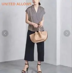 UNITED ALLOWS ストライプ柄ブラウス ユナイテッドアローズ