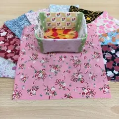 ★A881★ カットクロス/プリント生地/国産/25cm×25cm/10点