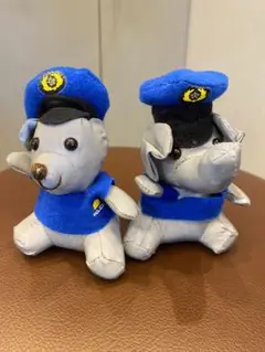 ポリススタイル　クマ　ゾウ
