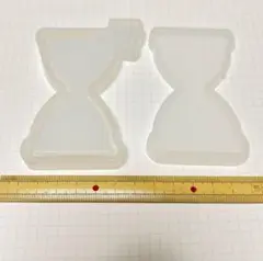砂時計　シリコンモールド 中身が動く